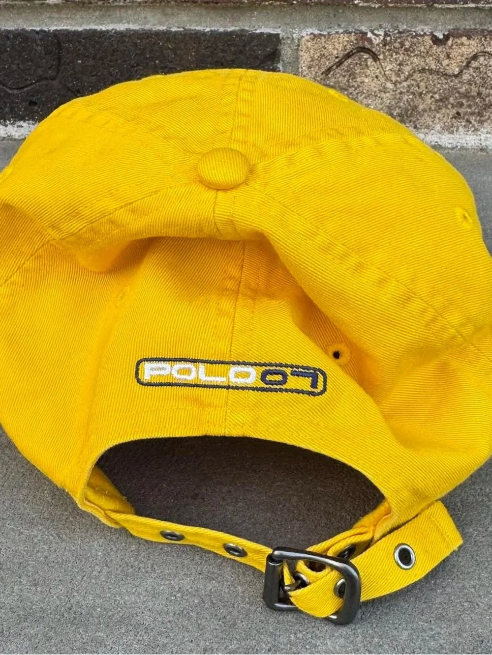Vintage Polo Ralph Lauren 2007 US Open Yellow Hat